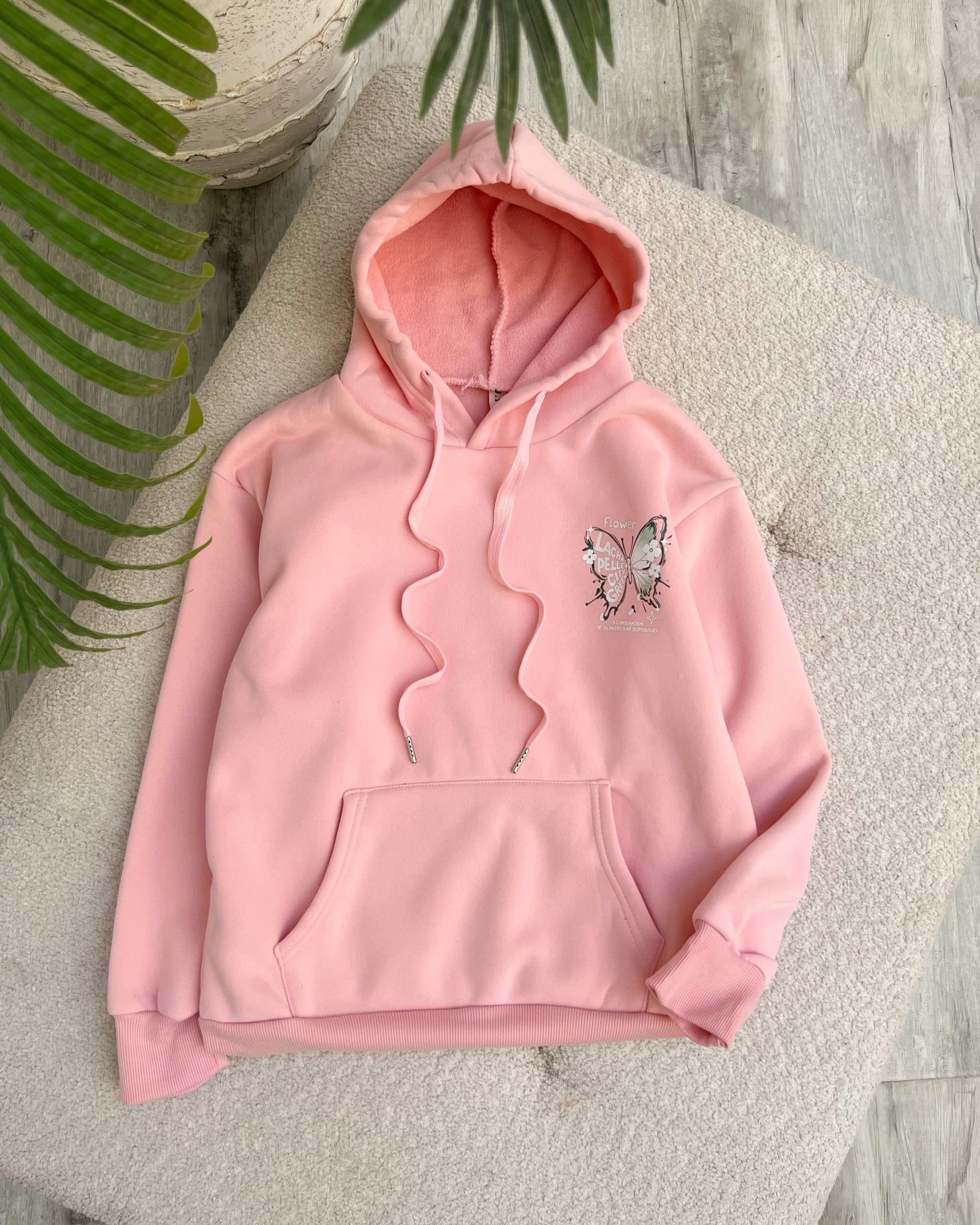 هودی وارداتی پروانه داخل خز (L_3XL) — تصویر ۵