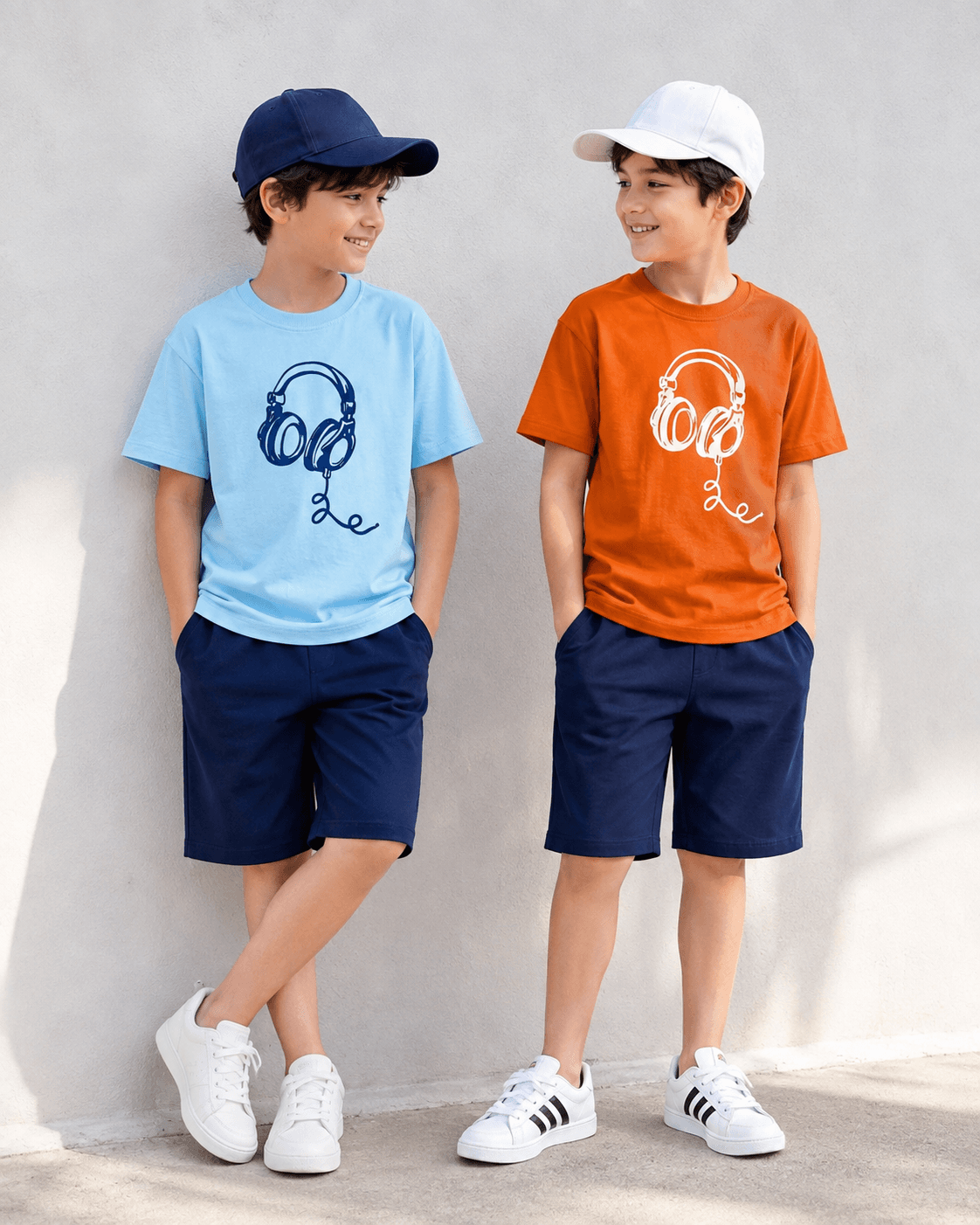تیشرت تک طرح هدفون (12 تا 6)