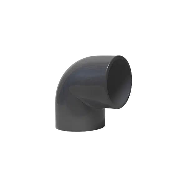 زانو 90 درجه استخری چسبی سایز 25 ویسپار UPVC