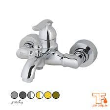 شیرطوفان فلز مدل بارسا کروم دوش