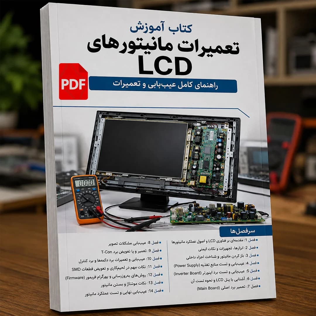 کتاب آموزش تعمیرات مانیتورهای lcd