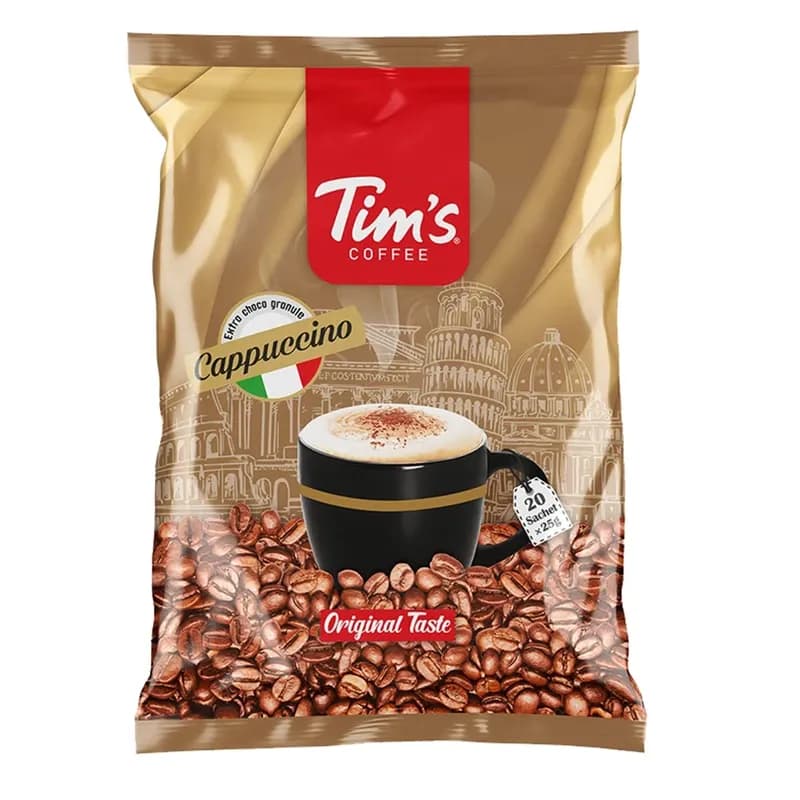 کاپوچینو تیمز – 25 گرم بسته 20 عددی