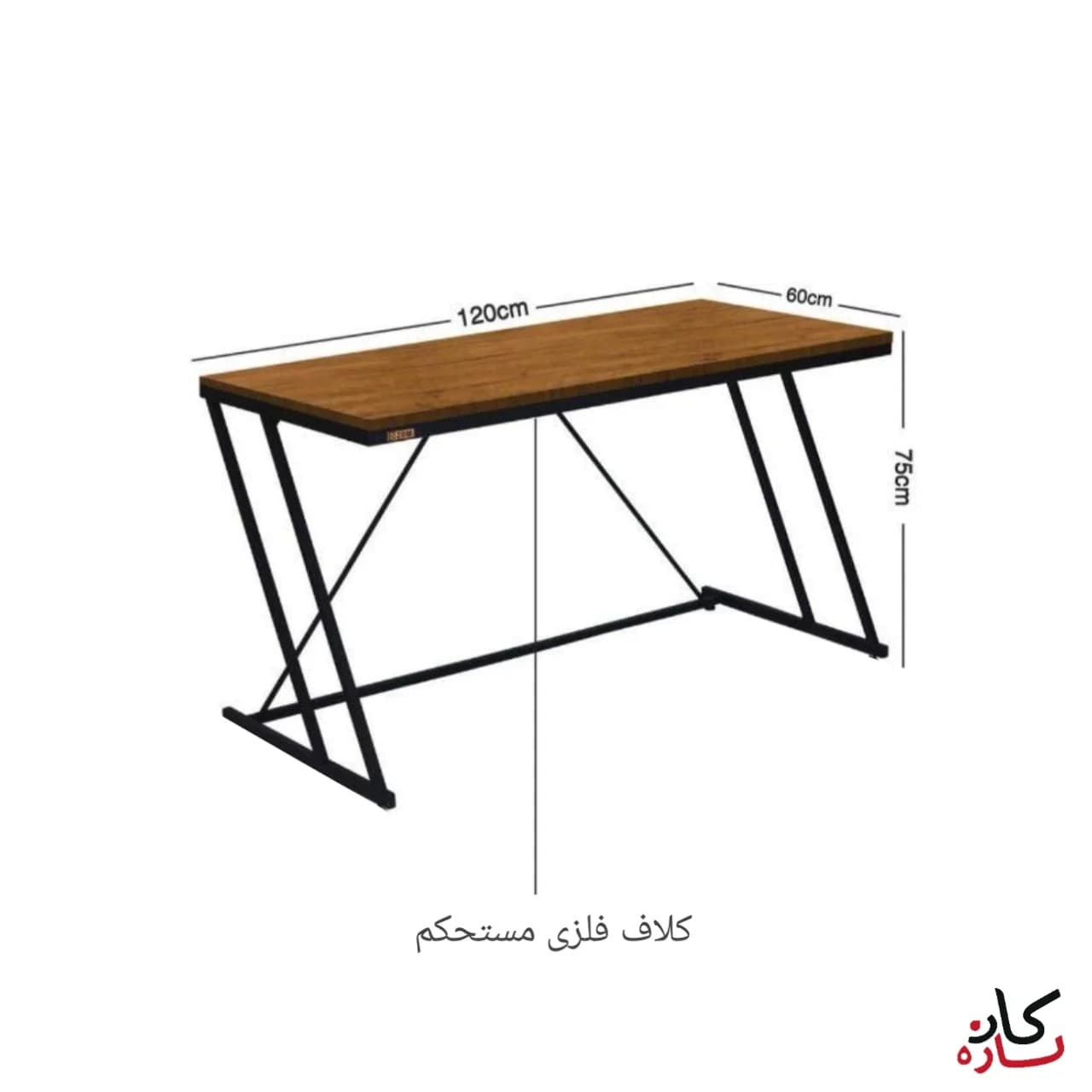 میز گیمینگ کارسازه 203 طرح Z — تصویر ۲