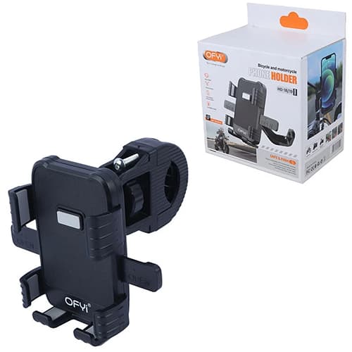 پایه نگهدارنده موبایل متصل به آینه اوفی مدل OFYi HD-18 — تصویر ۲