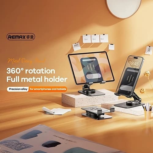 پایه نگهدارنده گوشی موبایل و تبلت ریمکس مدل RM-C38 — تصویر ۴