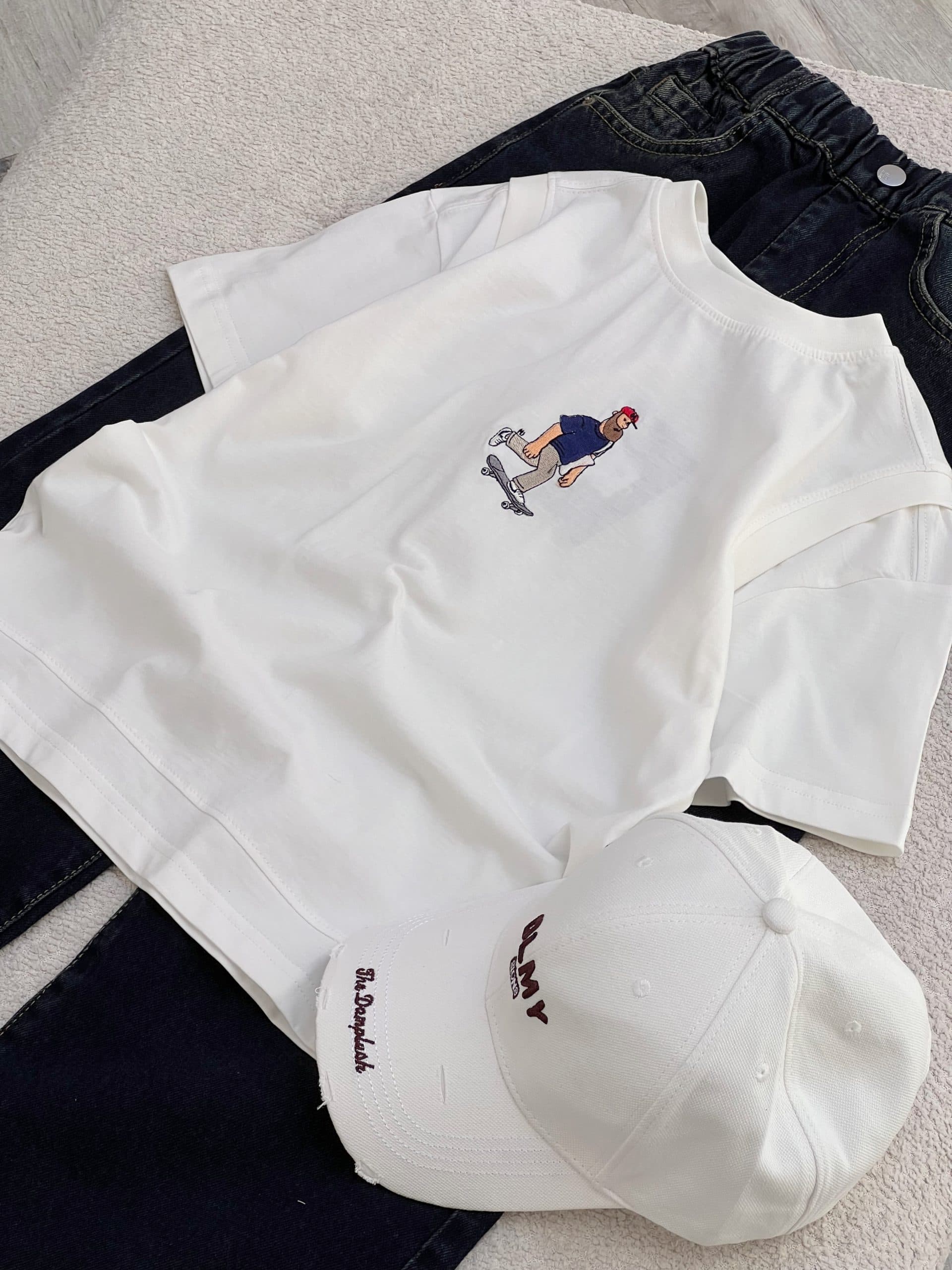 تیشرت تک طرح اسکیتی (2XL_S)