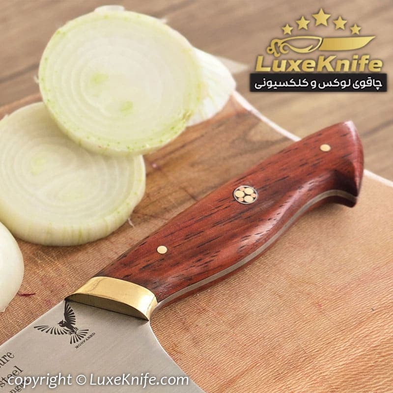 ساطور صربستانی مدل ولکانو تیغه ضد زنگ با کیفیت عالی ( به همراه قلاف) — تصویر ۲