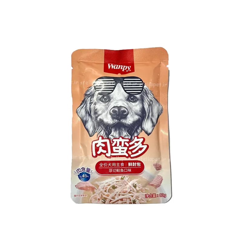 پوچ سگ ونپی طعم مرغ 80g