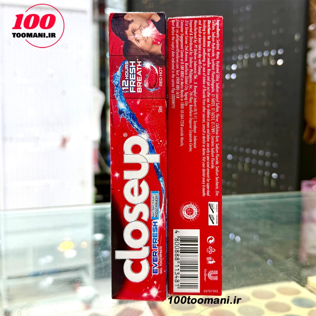 خمیر دندان کلوز آپ سری Ever Fresh مدل Red Hot حجم 50 میل — تصویر ۲