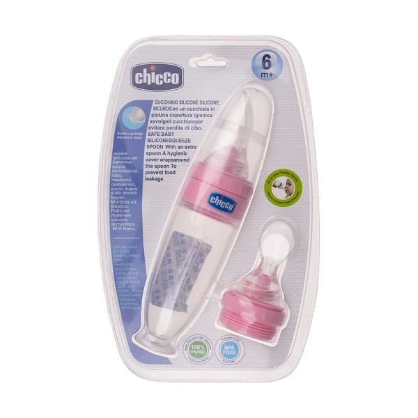 سرلاک خوری قاشق دار سیلیکونی چیکو Chicco — تصویر ۴