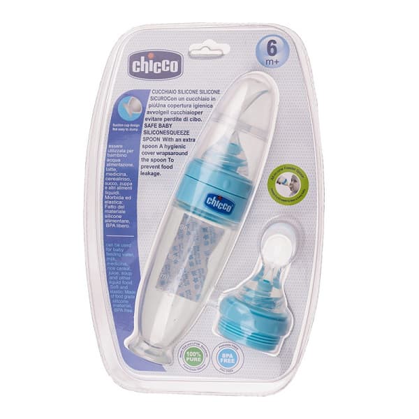 سرلاک خوری قاشق دار سیلیکونی چیکو Chicco — تصویر ۳