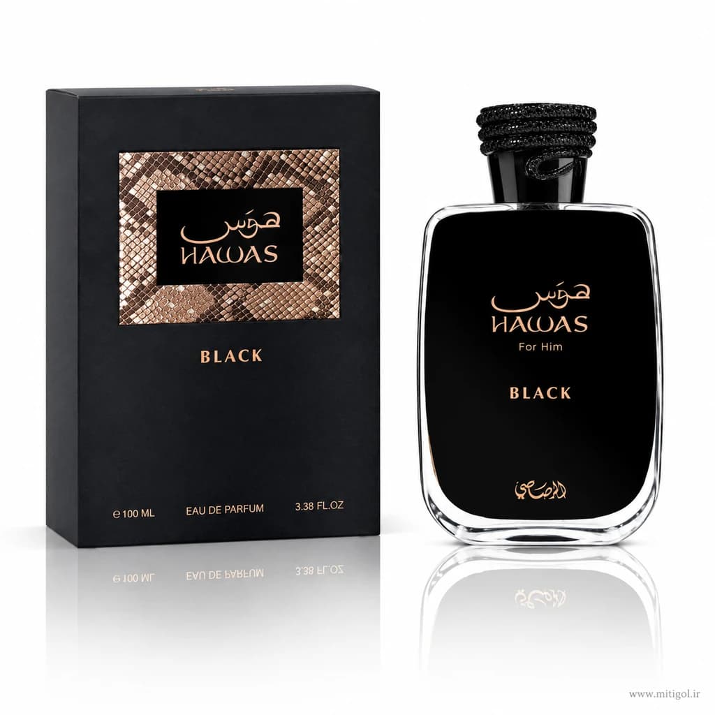 عطر ادکلن مردانه هوس بلک برند رصاصی حجم 100میل Rasasi Hawas Black