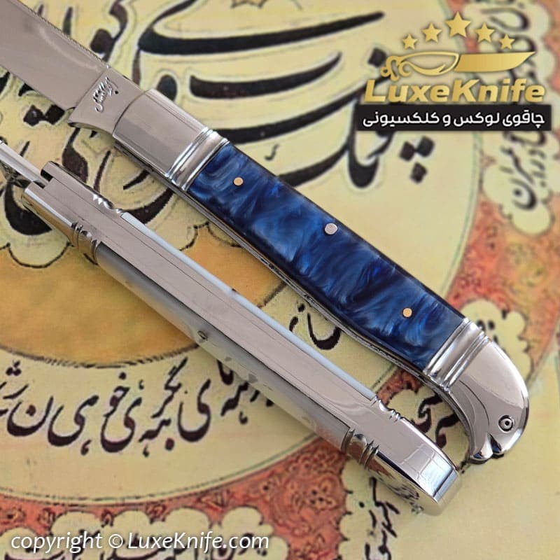 قلم تراش لوکس طرح ماهلین ( تیغه فولادی و دسته فیبر آلمانی ) — تصویر ۶