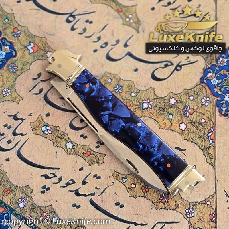 خیزران تراش لوکس طرح ماهک ( تیغه فولادی و دسته باغه آلمانی ) — تصویر ۶