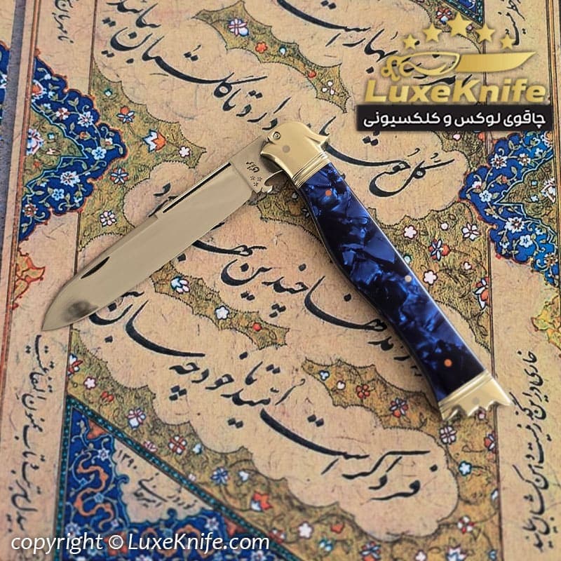 خیزران تراش لوکس طرح ماهک ( تیغه فولادی و دسته باغه آلمانی ) — تصویر ۵