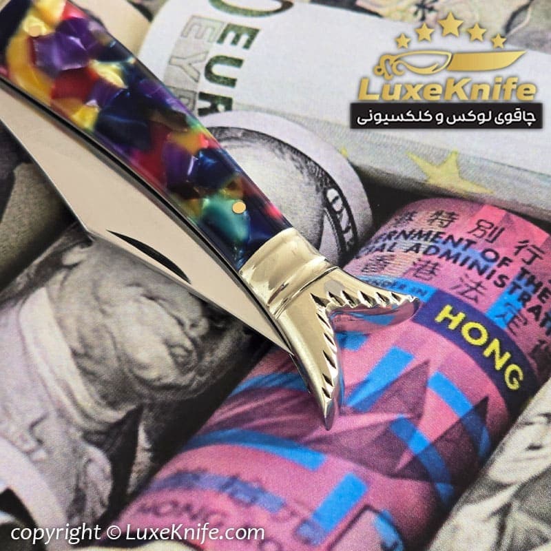 اثر هنری کلکسیونی استاد پرویز علیخانی طرح ماهی — تصویر ۴