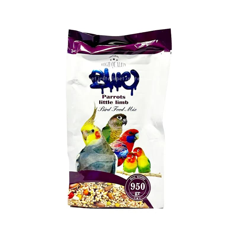 غذای طوطی سانان کوچک برند بلو950g