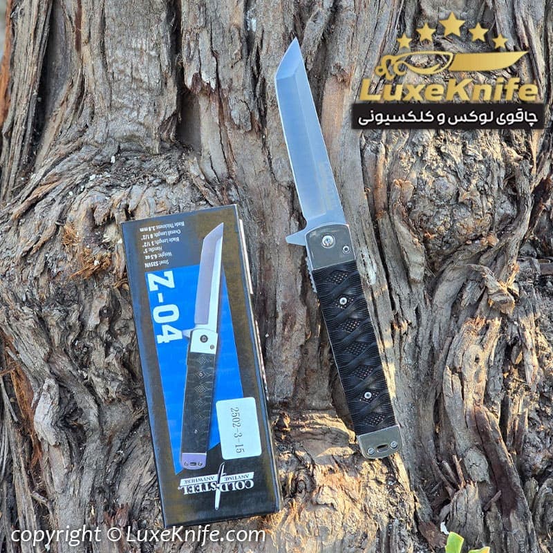 چاقو جیبی کلد استیل طرح Z-04