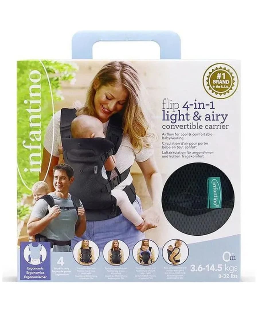 آغوشی 4 در1 Infantino مدل light & airy