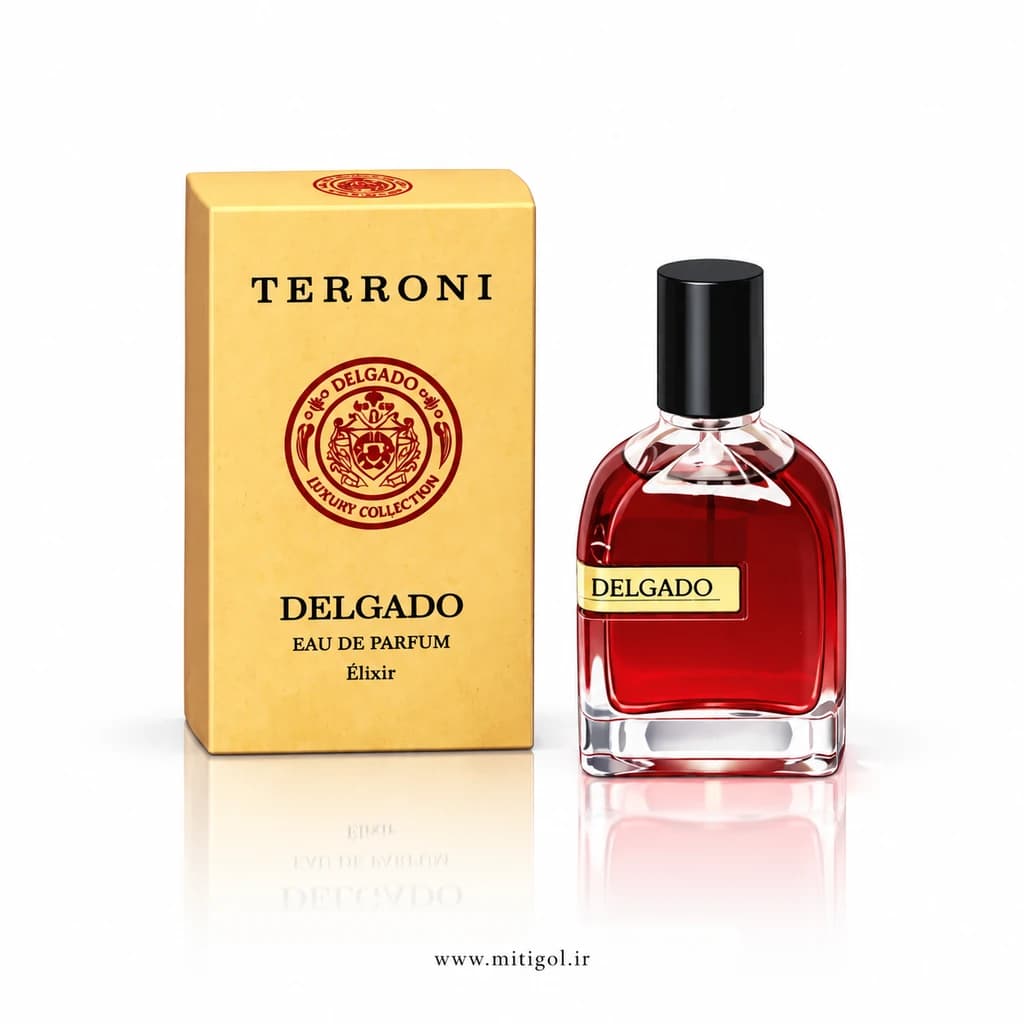 ادکلن ترونی برند دلگادو حجم 25میل Terroni