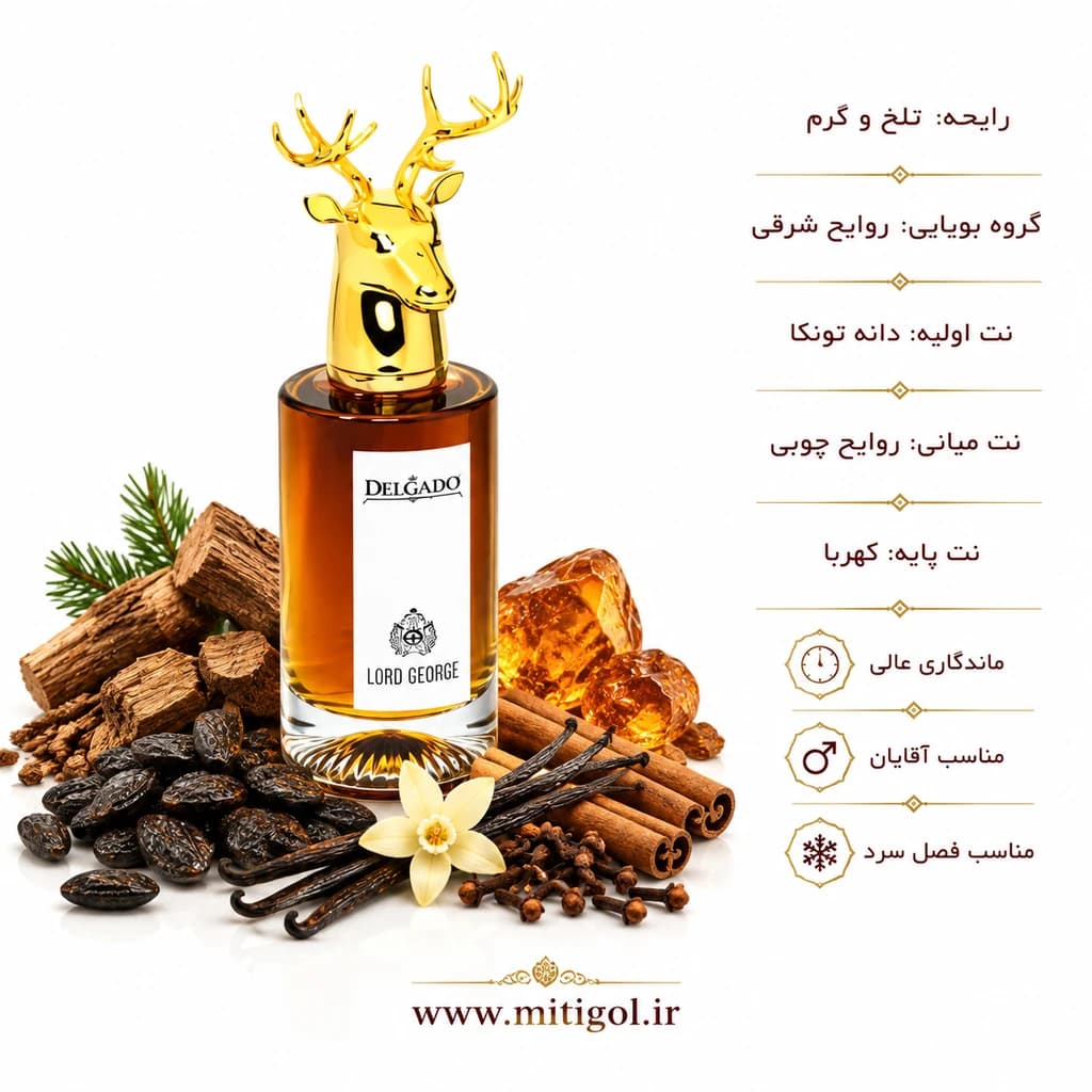 عطر ادکلن لرد جورج برند دلگادو حجم 25میل — تصویر ۲