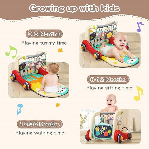تشک بازی پیانویی واکر شو Viva Kids مدل 6655 — تصویر ۳