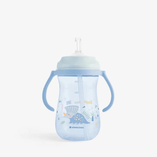 لیوان نی دار کیکابو مدل Dino world حجم 300 میل — تصویر ۵