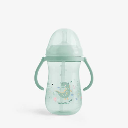 لیوان نی دار کیکابو مدل Dino world حجم 300 میل — تصویر ۶
