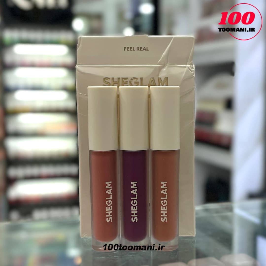 پک رژ لب 3 عددی مایع مات شیگلم مدل Matte Allure Mini Liquid — تصویر ۶