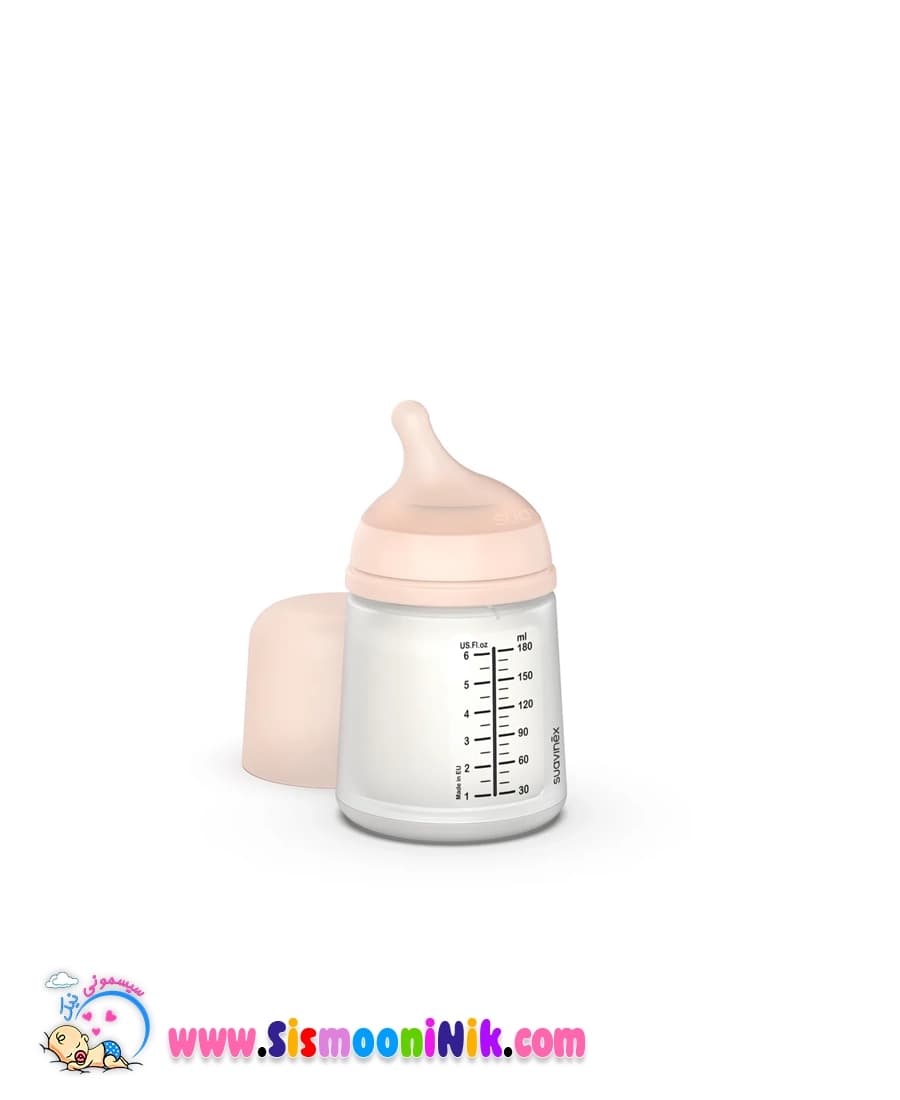 شیشه شیر سیلیکونی زیرو + 0 ماه سواوینکس 180 میل