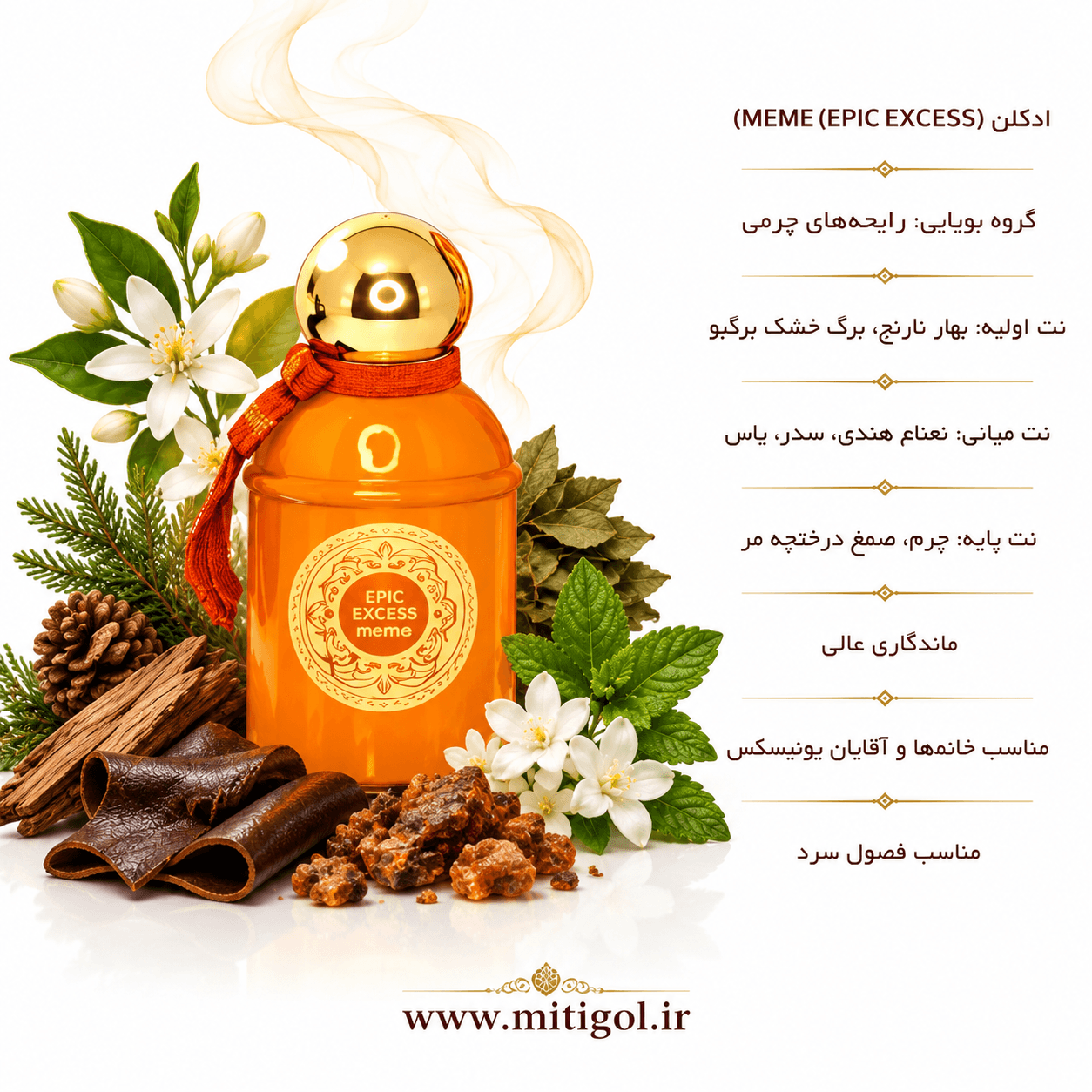 عطر ادکلن گرلن بویس میستریوکس حجم 25میل EPIC EXCESS MEME — تصویر ۲