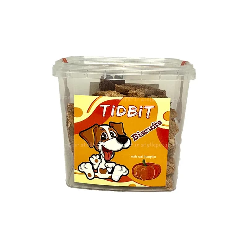 بیسکویت سگ تیدبیت کدو160g