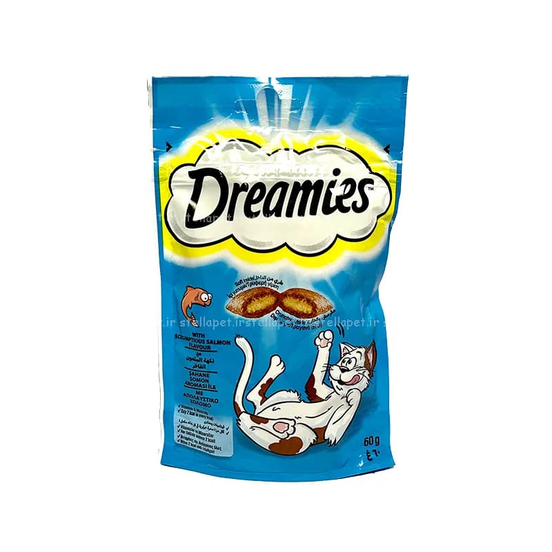 تشویقی گربه دریمز ماهی60g