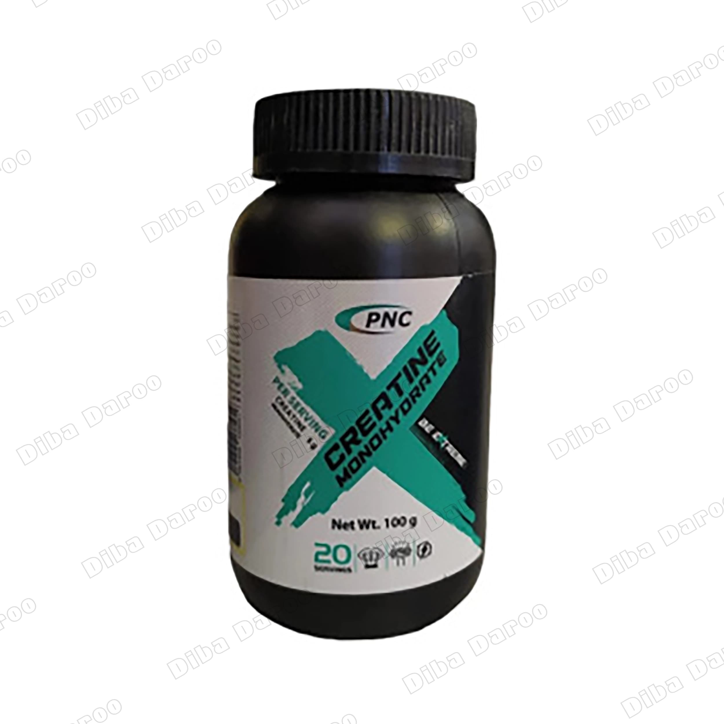 پودر کراتین منوهیدرات پی ان سی وزن 100 گرم