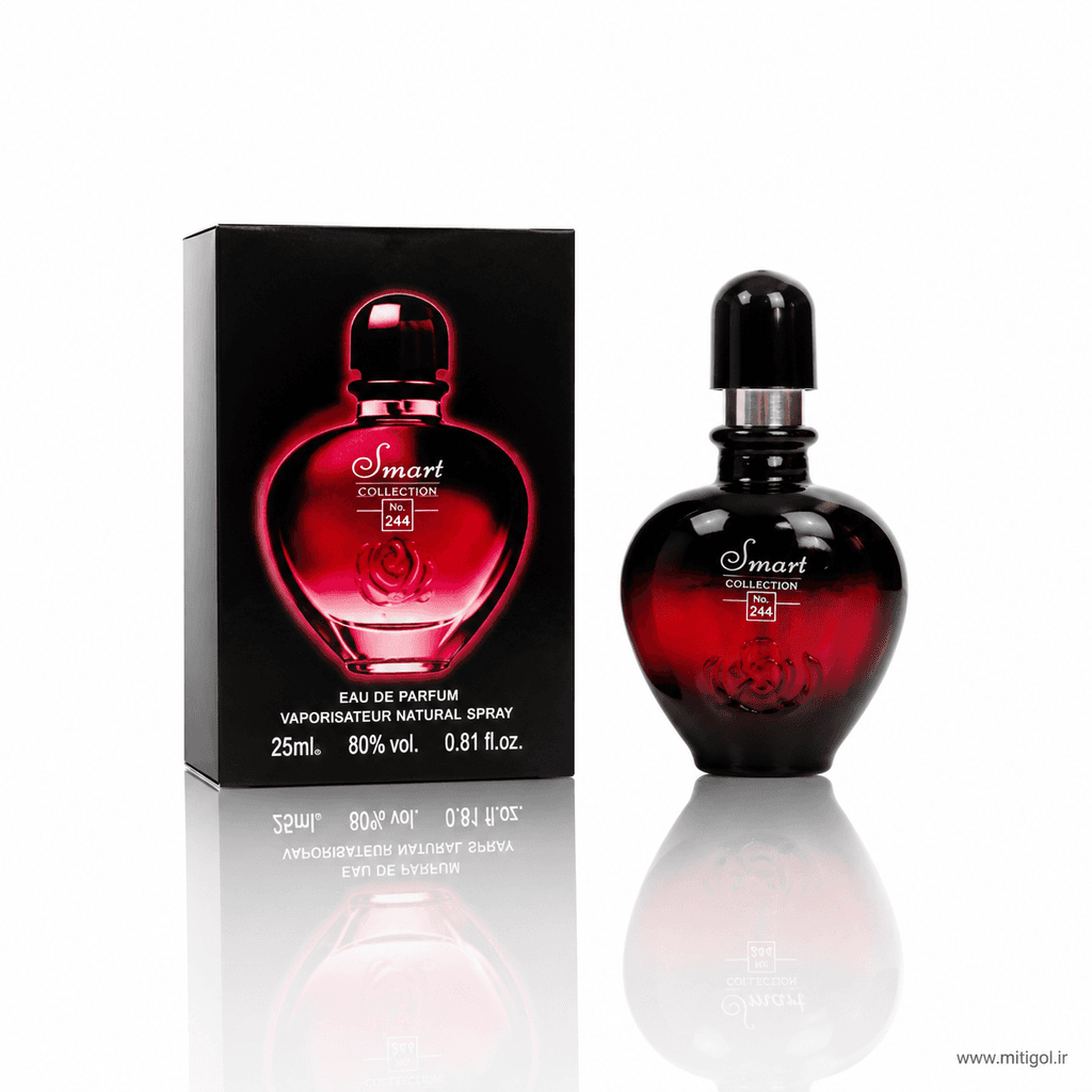 عطر ادکلن پاکورابان بلک ایکس اس اسمارت کالکشن کد 244 حجم 25میل Paco Rabanne Black XS