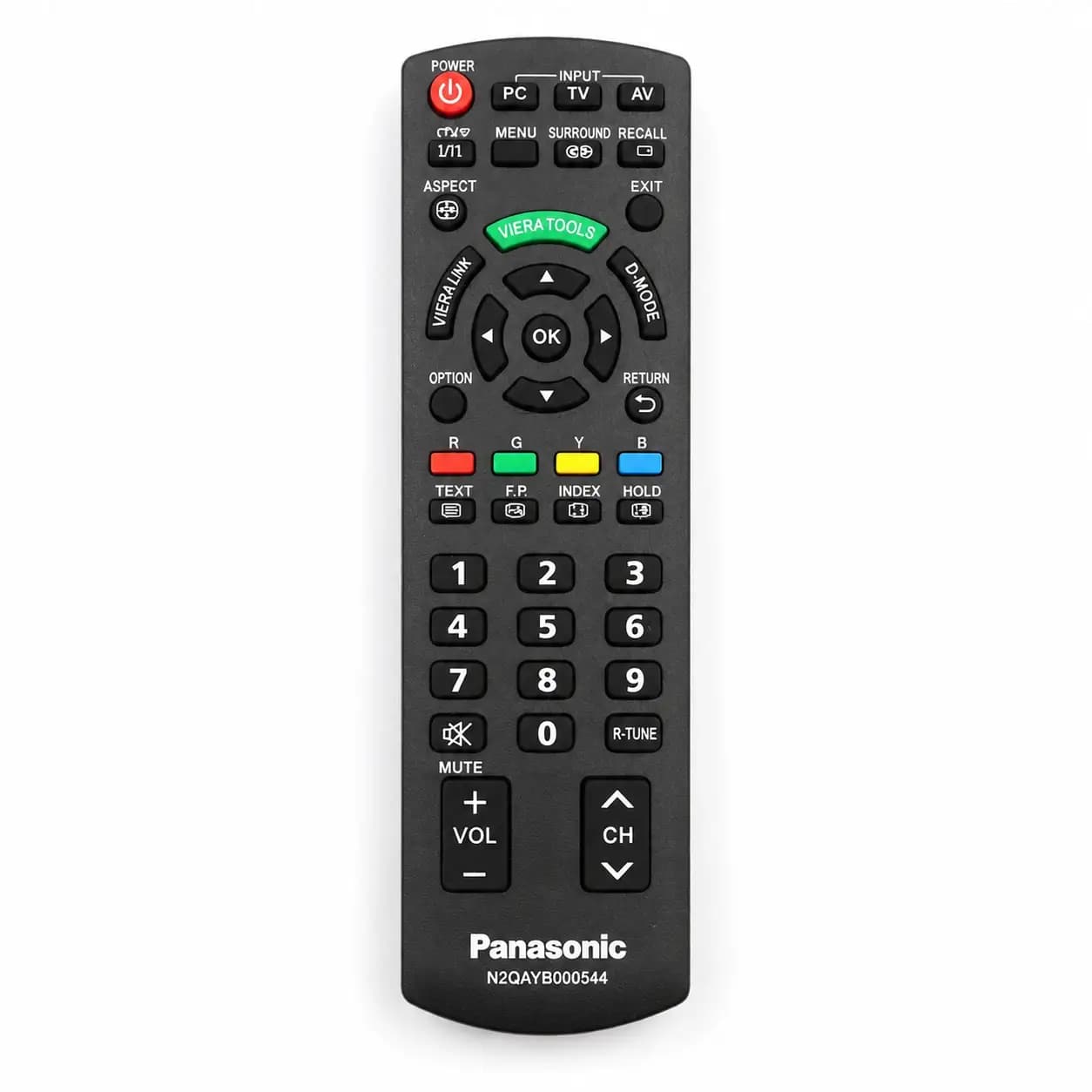ریموت کنترل تلویزیون پاناسونیک مدل N2QAYB000544