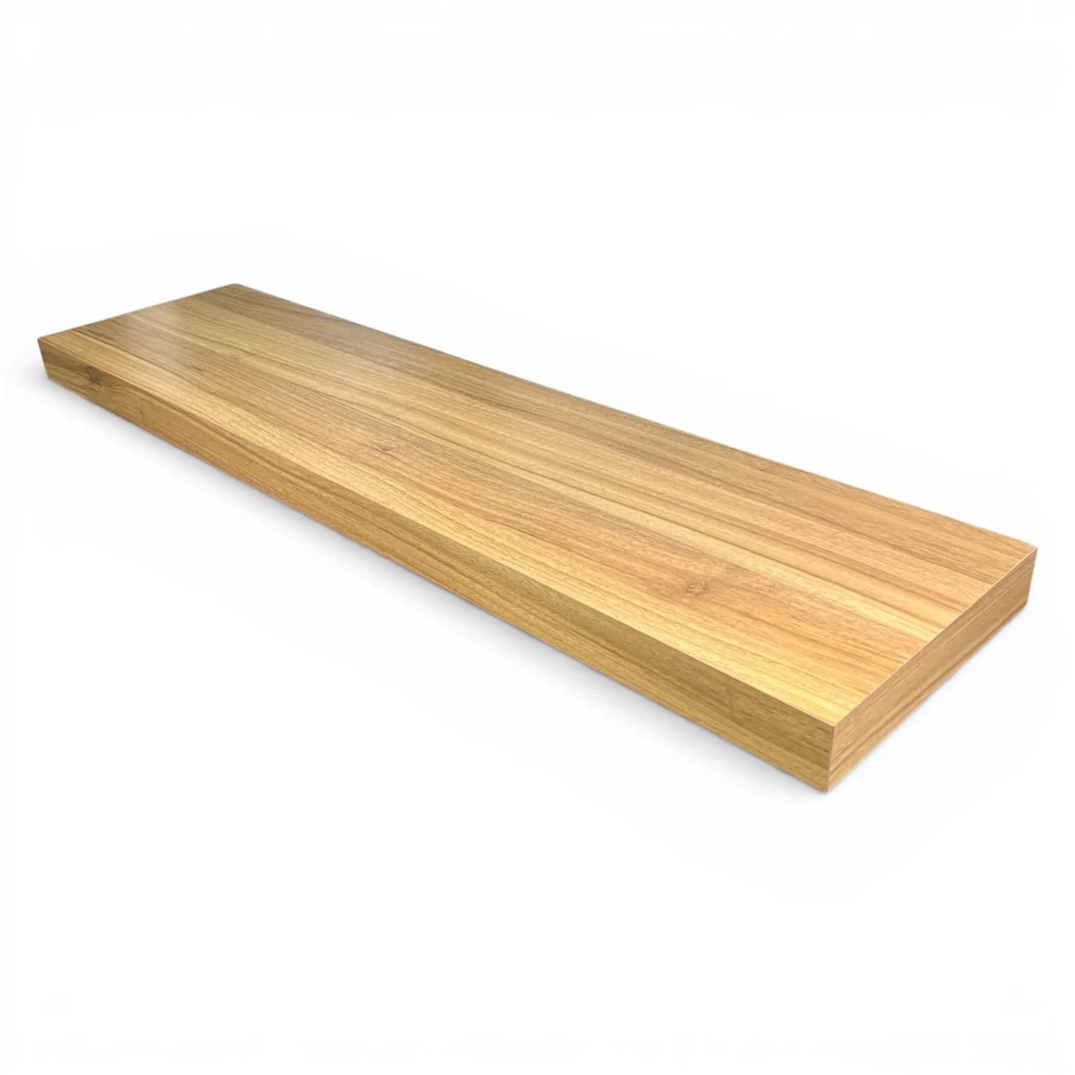 شلف چوبی دیواری سرافراز پایه مخفی ابعاد 30×120 سانتی‌متر — تصویر ۶