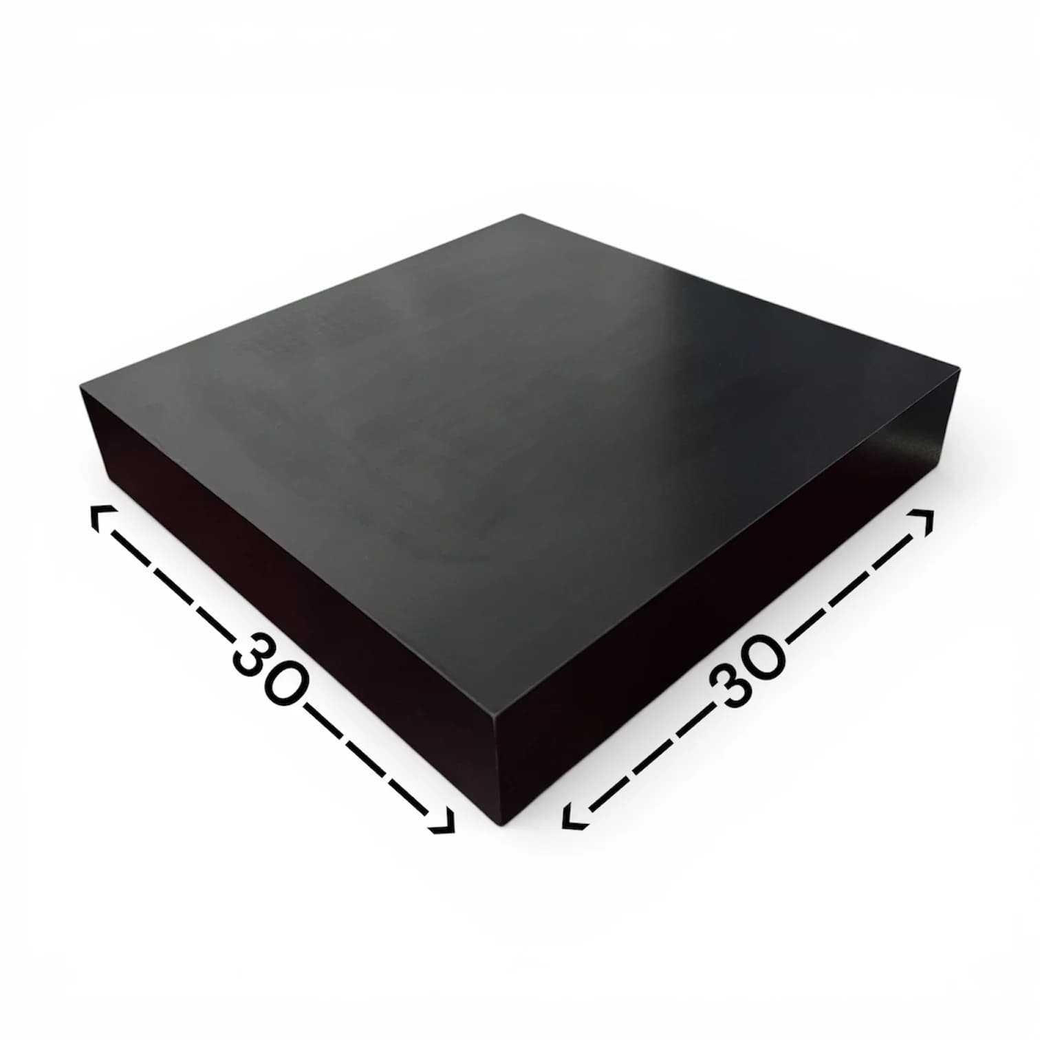 شلف چوبی دیواری سرافراز پایه مخفی ابعاد 30×30 سانتی‌متر