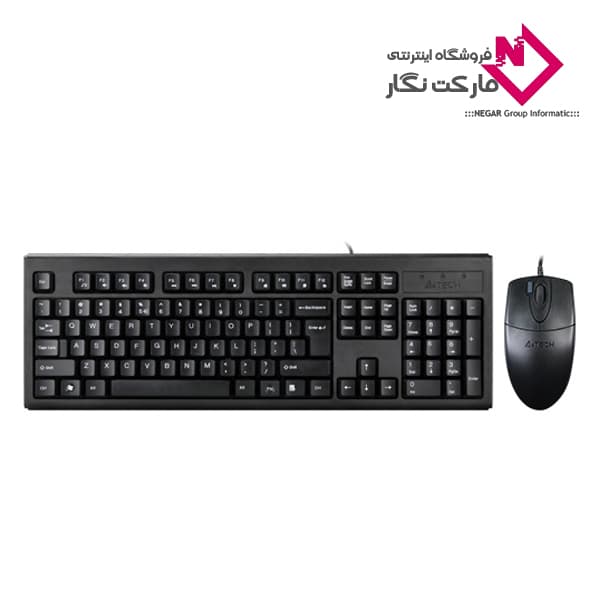 کیبورد و موس باسیم برند A4Tech مدل KM-72620D