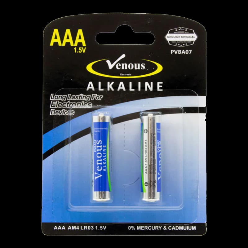باتری نیم قلم VENOUS ALKALINE