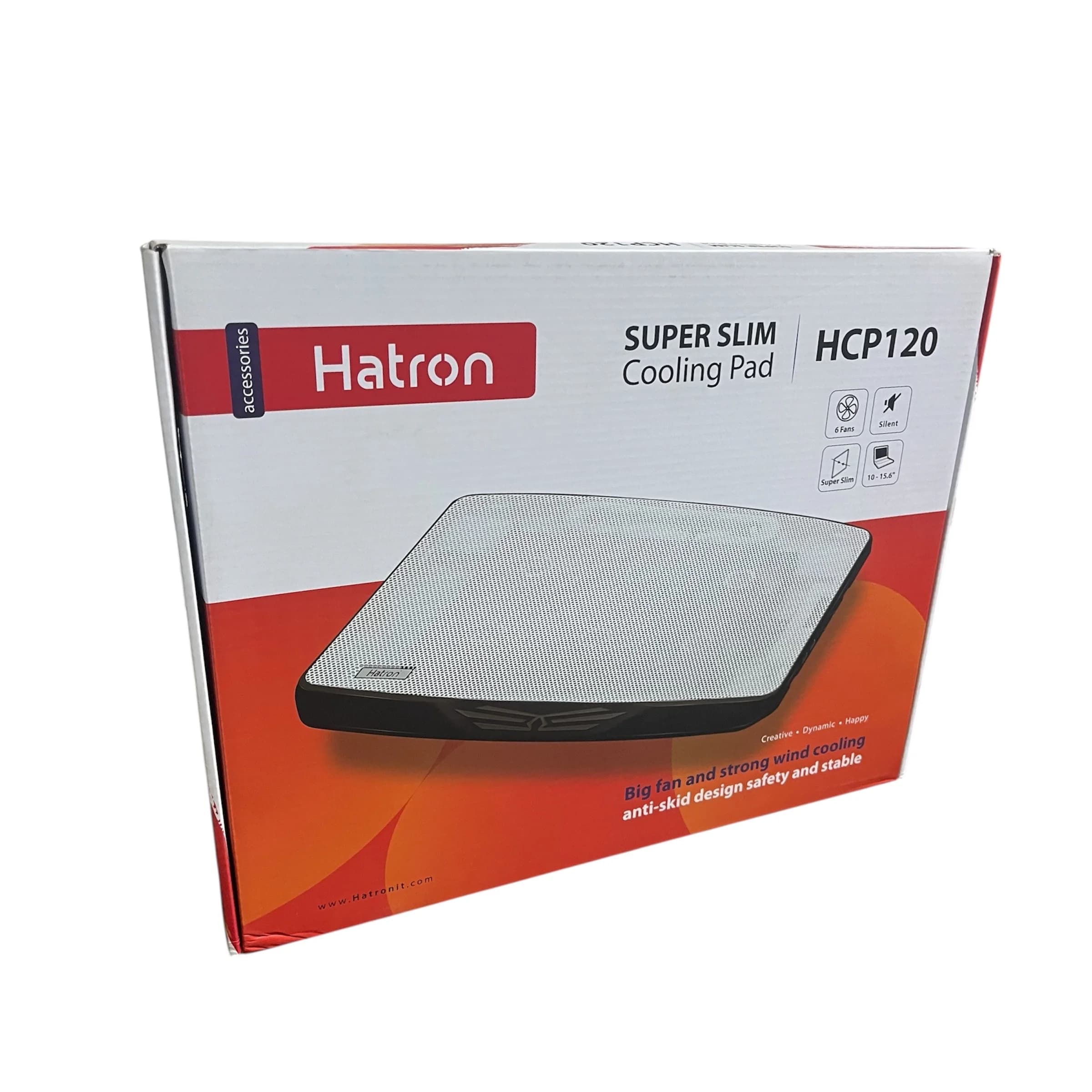 پایه خنک کننده هترون ۶ فن مدل HCP120 سوپر اسلیم — تصویر ۷