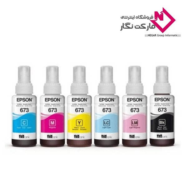 جوهر Epson مدل 673 فابریک 6 رنگ