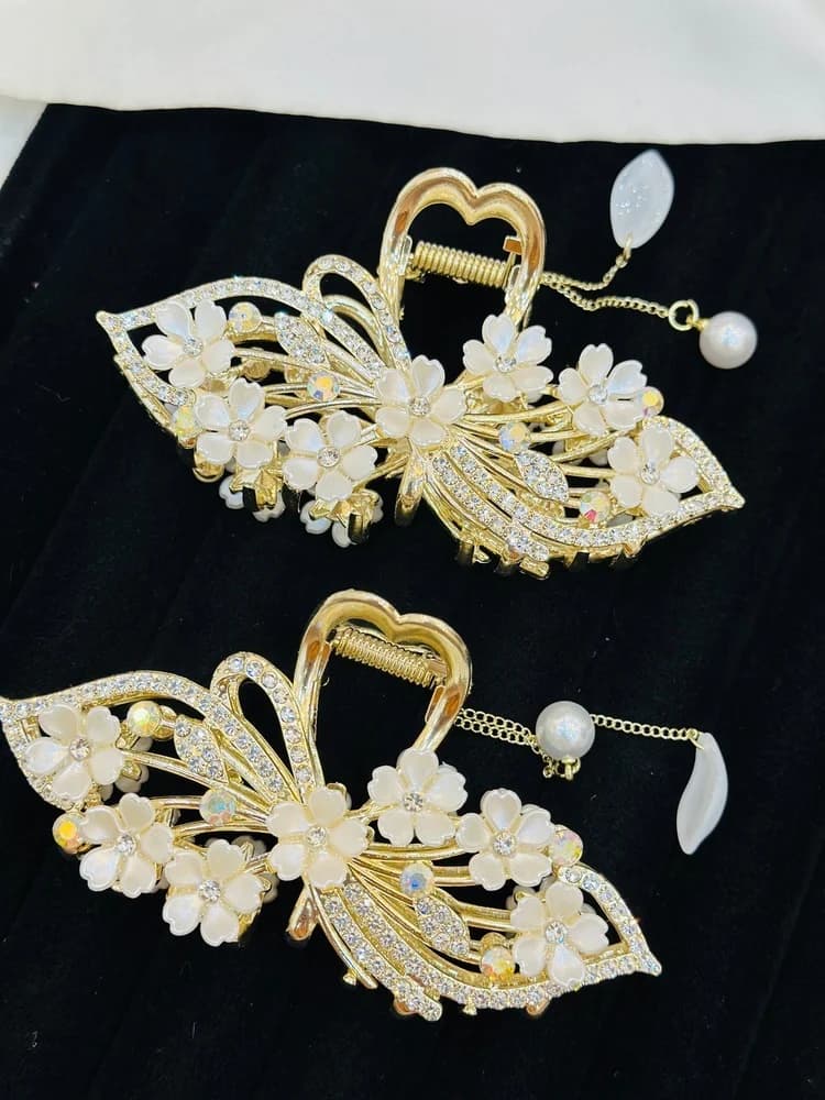 کلیپس طرح برگ شکوفه ای کد 570