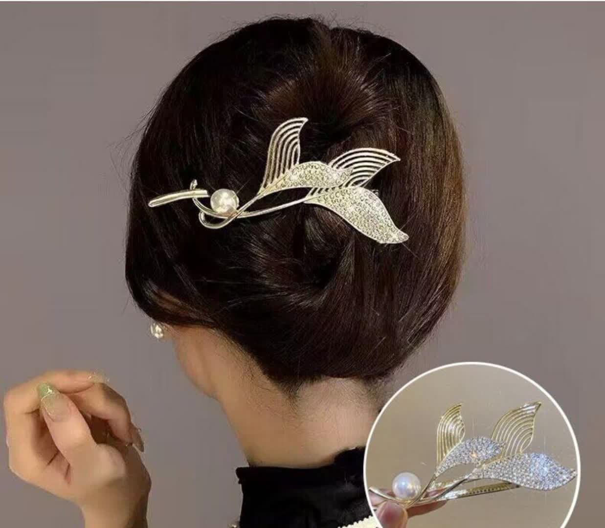گیره مو چفتی طرح وال کد320