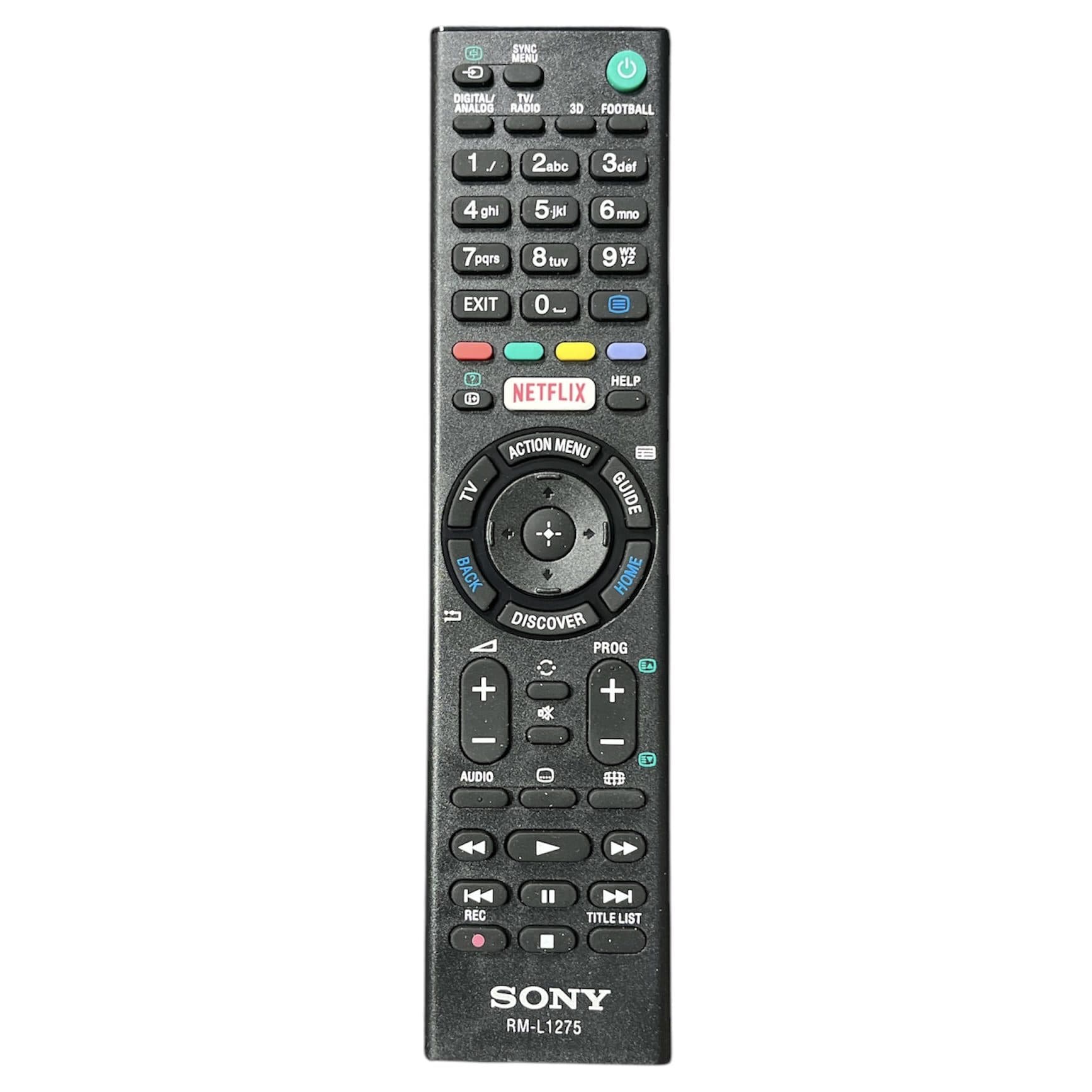 ریموت کنترل تلویزیون سونی مدل SONY-1275