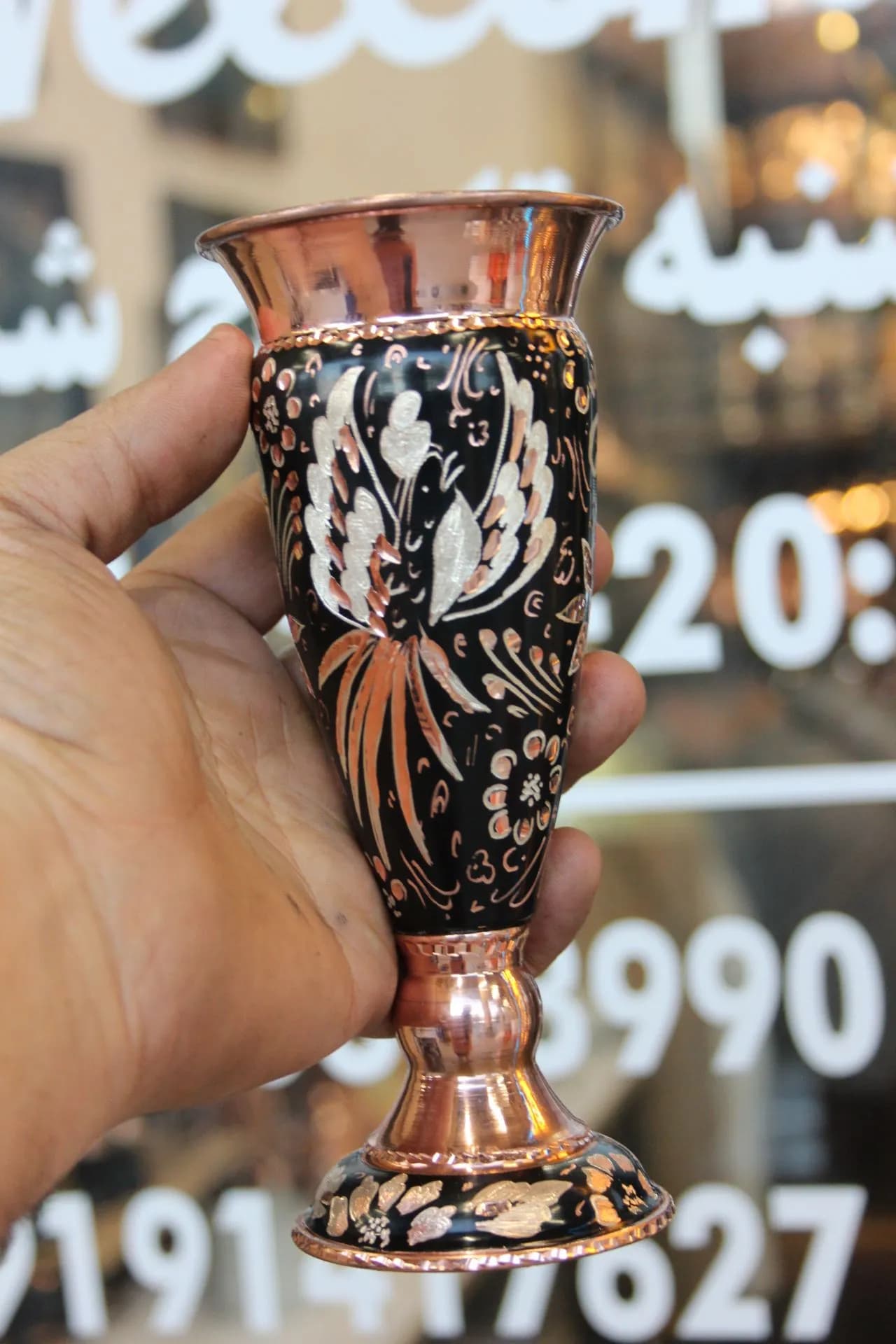 گلدان مسی لاله هما — تصویر ۲