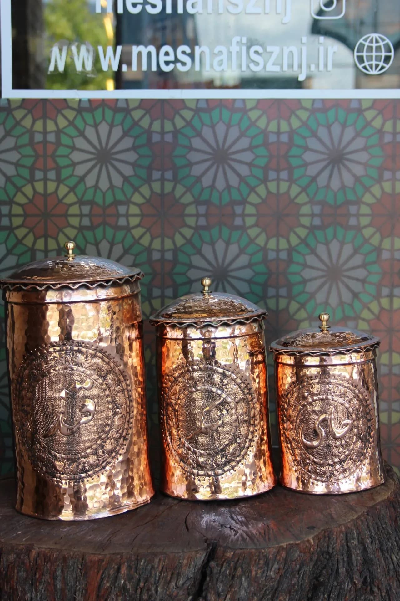 بانکه مسی قلم قند سایز یک — تصویر ۲