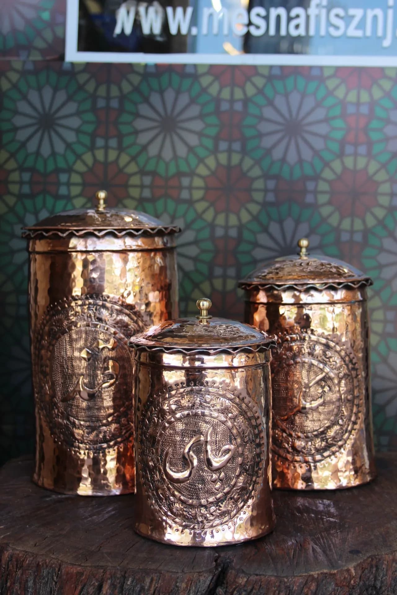 بانکه مسی قلم قند سایز سه