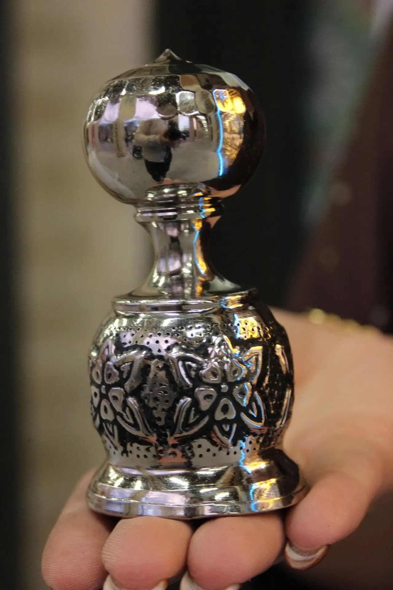 نمکدام مسی سیاه قلم کروم