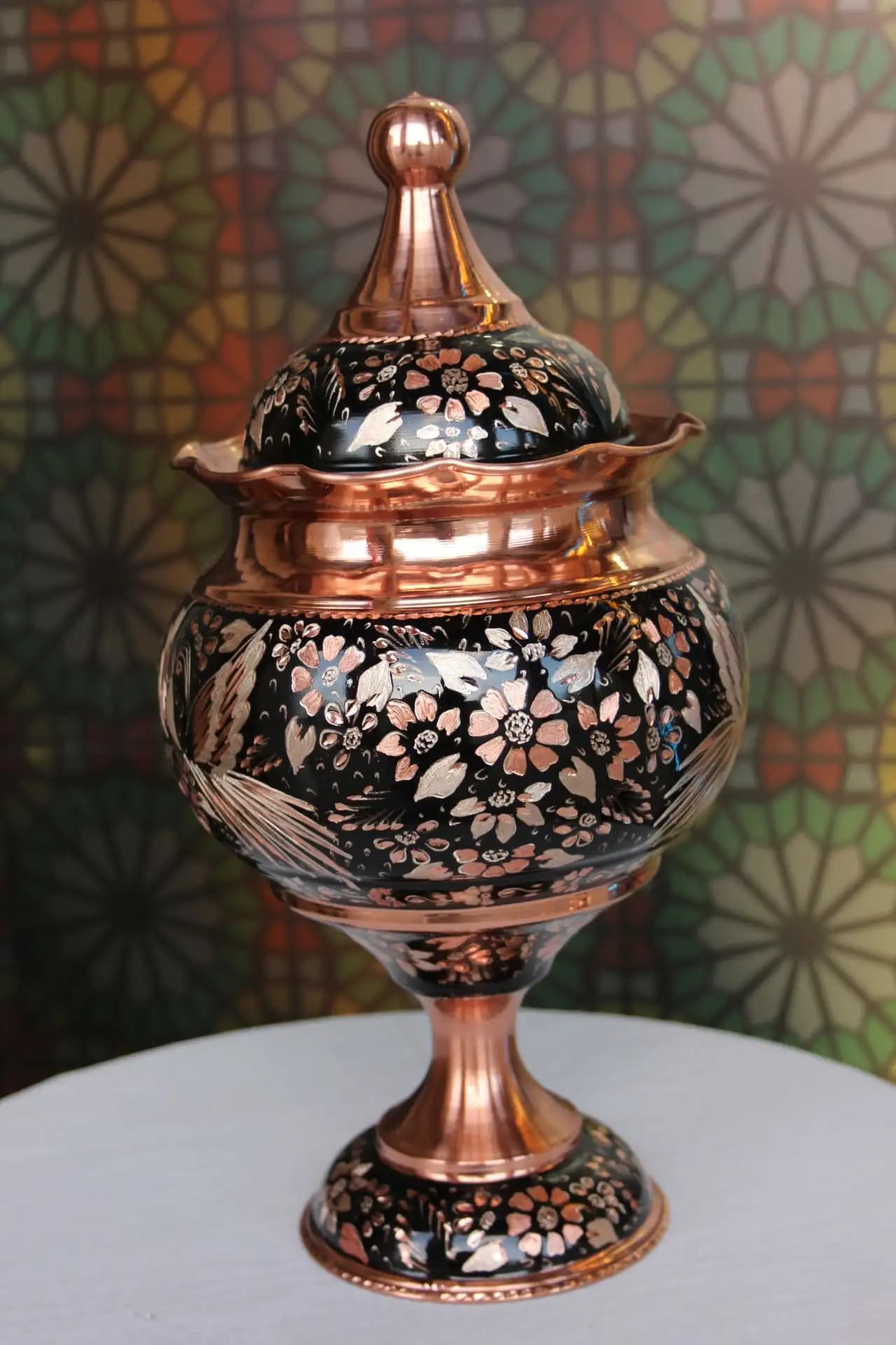آجیل خوری مسی آب نقره هما